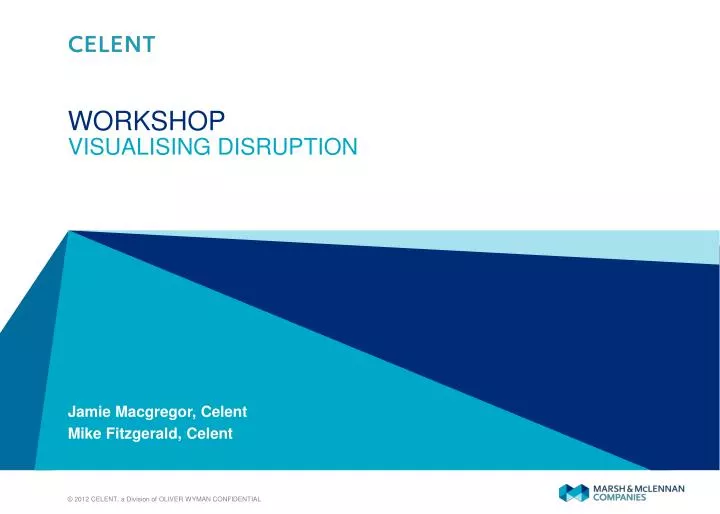 workshop visualising disruption