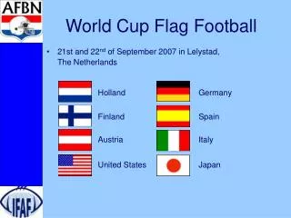 World Cup Flag Football