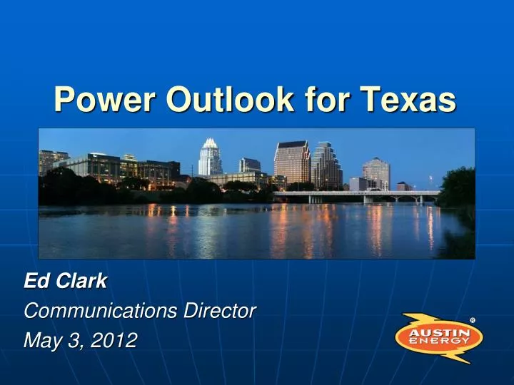 power outlook for texas