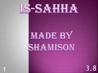 IS-SAHHA