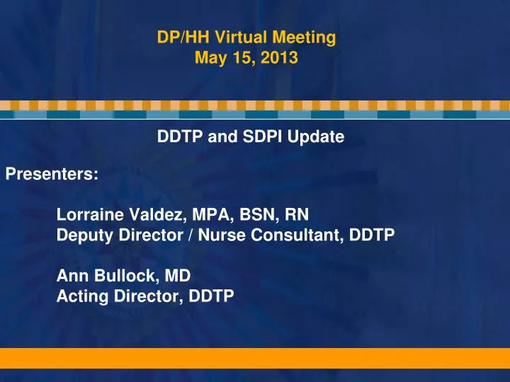 dp hh virtual meeting may 15 2013