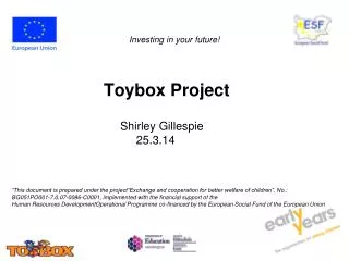 Toybox Project