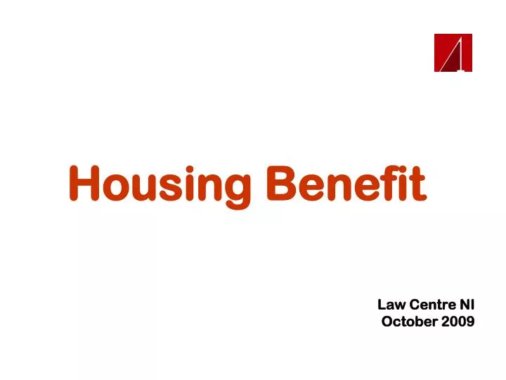 housing benefit