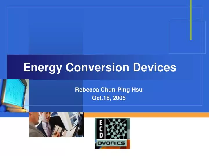 energy conversion devices