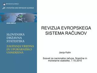 revizija evropskega sistema ra unov