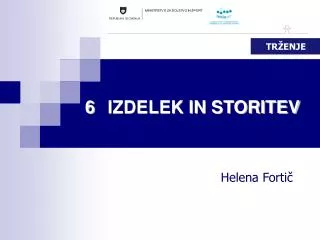 6 izdelek in storitev