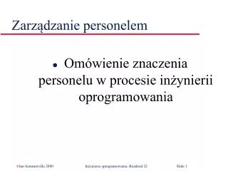zarz dzanie personelem