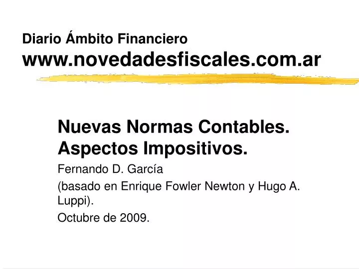 diario mbito financiero www novedadesfiscales com ar
