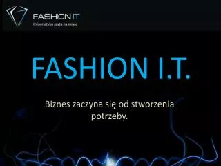 fashion i t