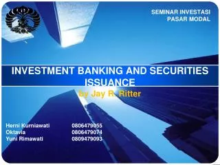 seminar investasi pasar modal