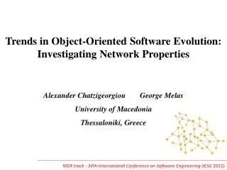 Trends in Object-Oriented Software Evolution: Investigating Network Properties