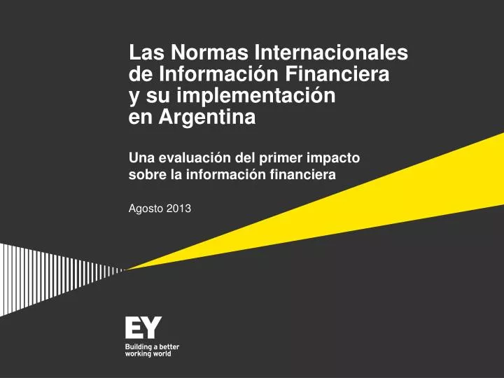 las normas internacionales de informaci n financiera y su implementaci n en argentina