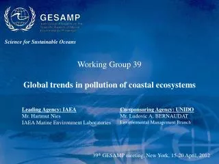 Science for Sustainable Oceans