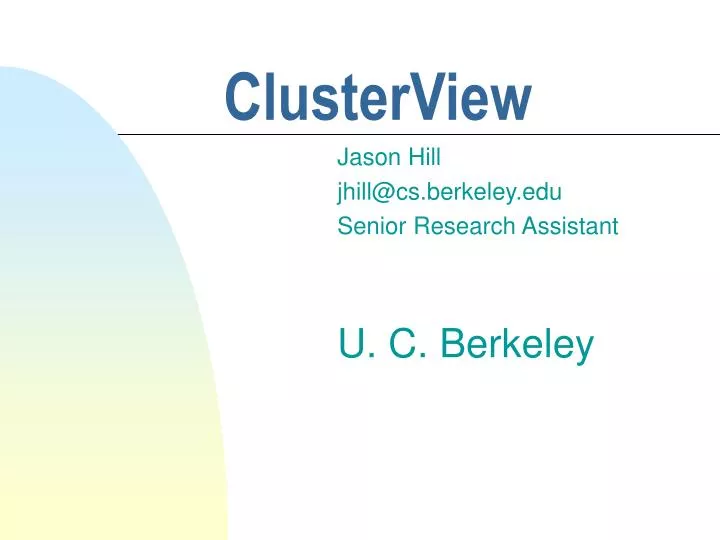 clusterview