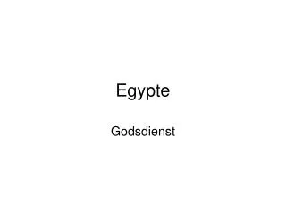 egypte