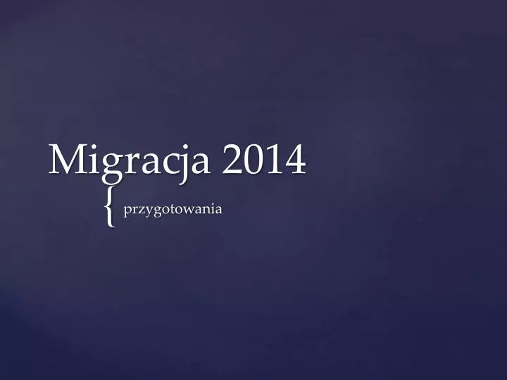 migracja 2014
