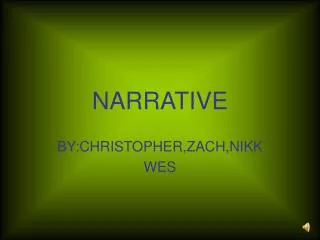 narrative