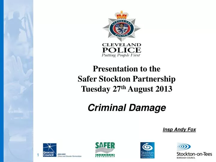 criminal damage insp andy fox