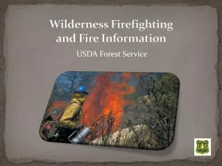 Wilderness Firefighting and Fire Information