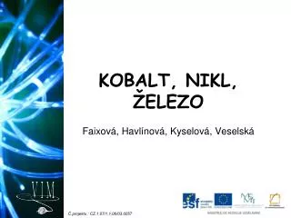 kobalt nikl elezo