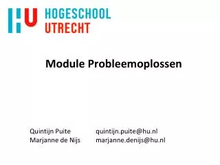module probleemoplossen