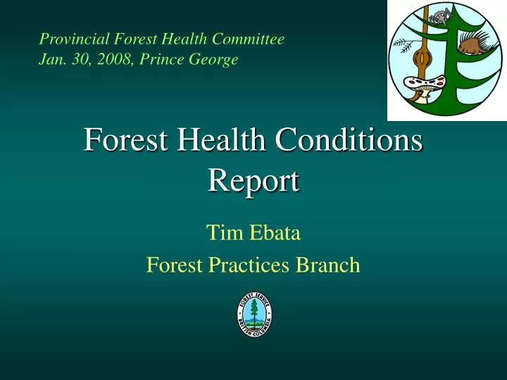 forest health conditions report