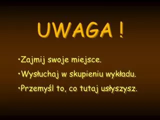 uwaga