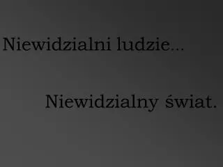 niewidzialni ludzie