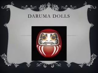 Daruma Dolls