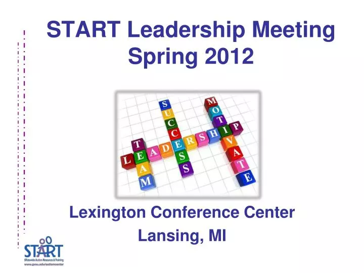 start leadership meeting spring 2012