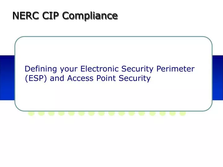 nerc cip compliance
