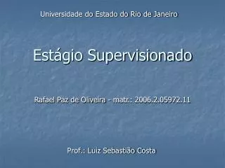 est gio supervisionado