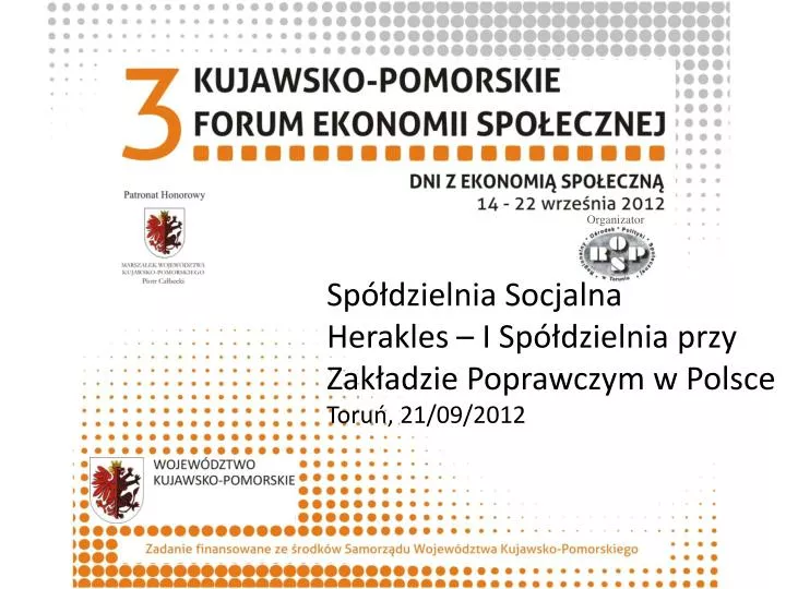 sp dzielnia socjalna herakles i sp dzielnia przy zak adzie poprawczym w polsce toru 21 09 2012