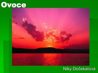 ovoce