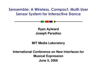 Sensemble: A Wireless, Compact, Multi-User Sensor System for Interactive Dance