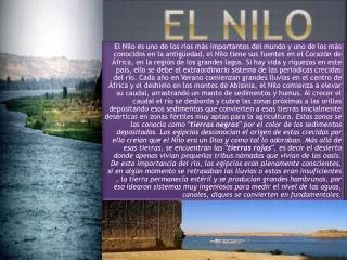 el nilo
