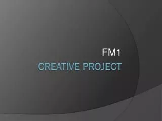 Creative project