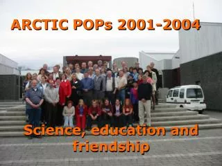 ARCTIC POPs 2001-2004