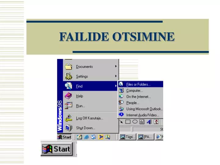 failide otsimine