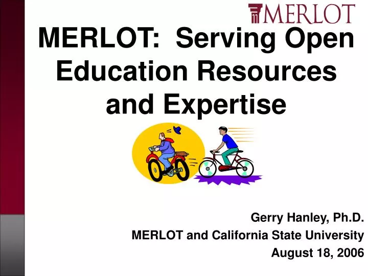 merlot serving open education resources and expertise