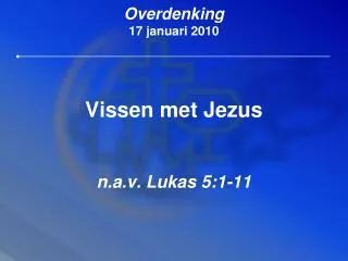 Vissen met Jezus