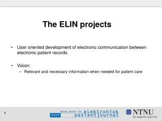 The ELIN projects