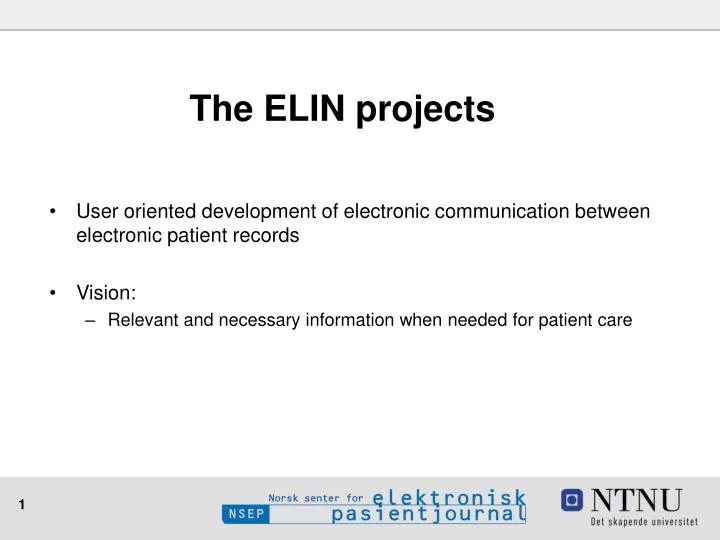 the elin projects