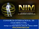 CONSORCIO INTERNACIONAL DE COACHING Y PNL - slide 1