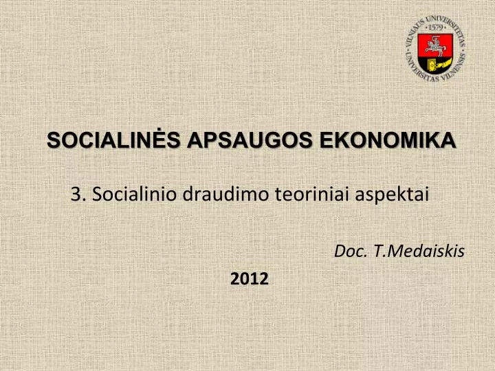 socialin s apsaugos ekonomika