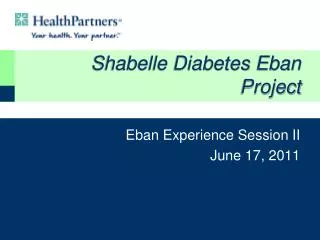 Shabelle Diabetes Eban Project