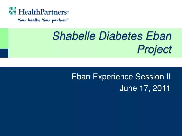shabelle diabetes eban project