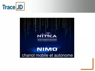chariot mobile et autonome v ritable concentr de gestion compl te d entrep t