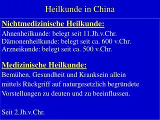 heilkunde in china