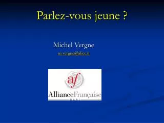 parlez vous jeune